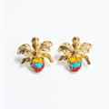 Aretes De Cattleya Mediano Selección Colombia
