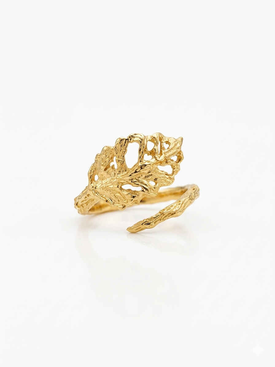 Anillo De Hoja Seca