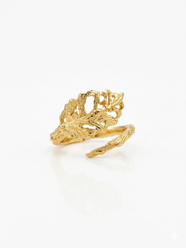 Anillo De Hoja Seca