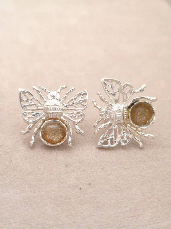 104 Topos Abeja Plata Resinado
