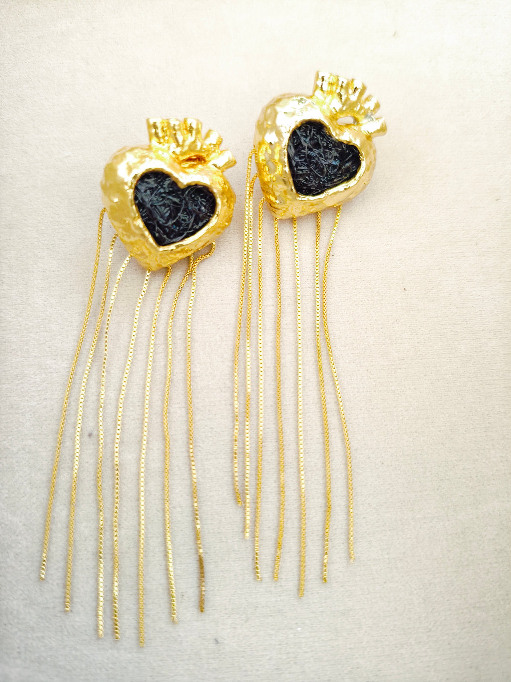 107 Aretes Corazón Anatómico Colgante