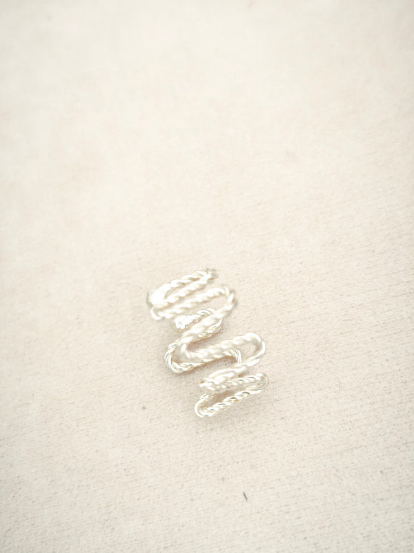 111 Ear Cuff Montaña Plata