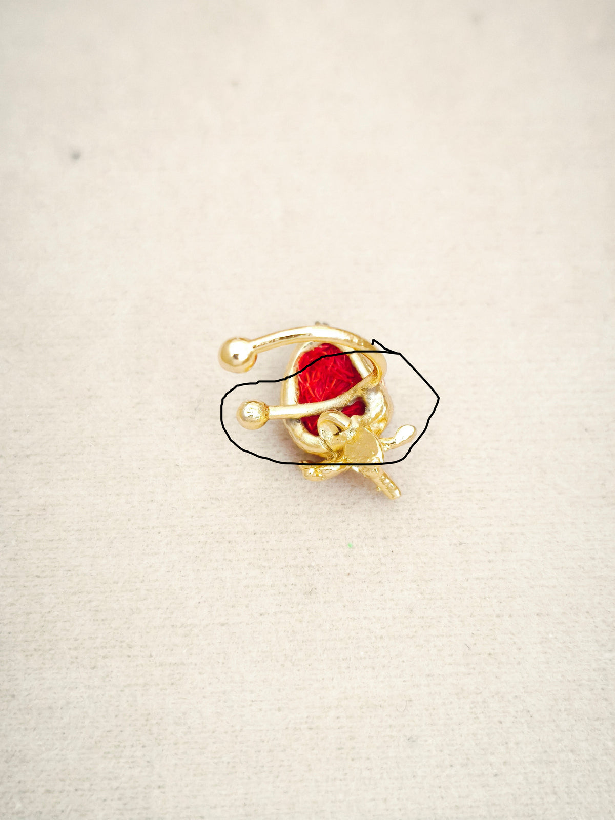 140 Ear Cuff De Fresa