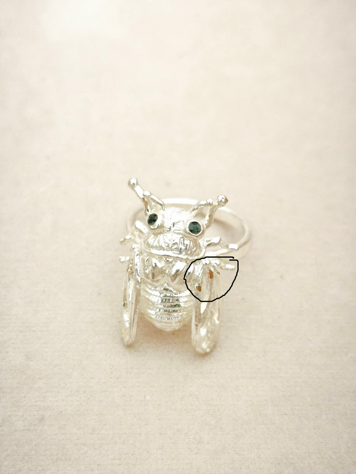 150 Anillo De Cigarra