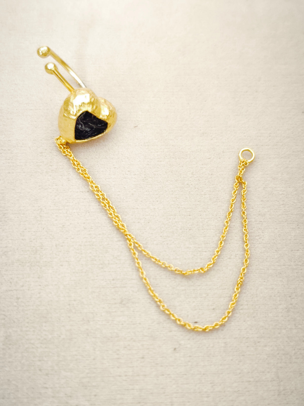 160 Ear Corazón Volumétrico Tejido Colgante