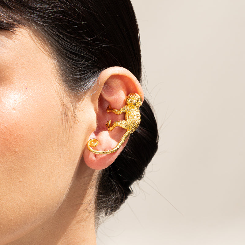 Ear Cuff de Mono Araña