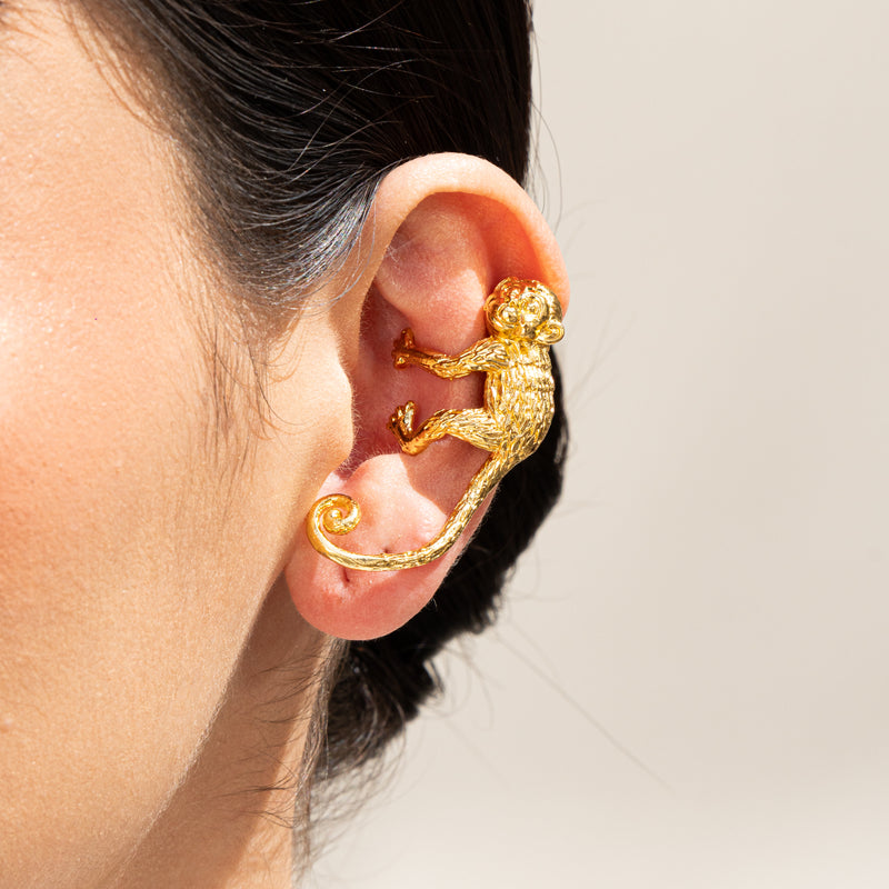 Ear Cuff de Mono Araña