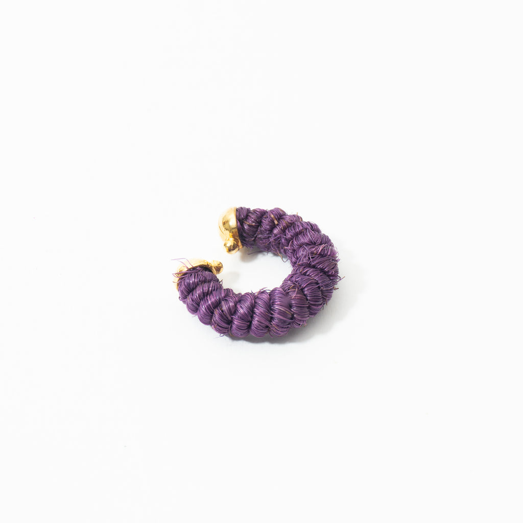 Ear Cuff De Tejido Grande