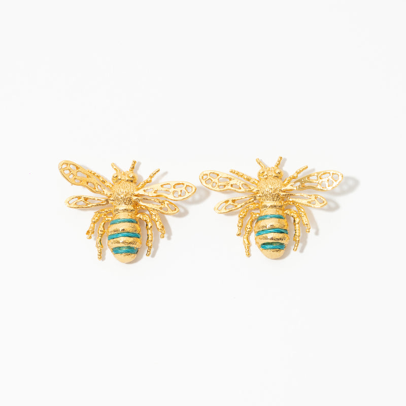 Aretes De Abeja Reina