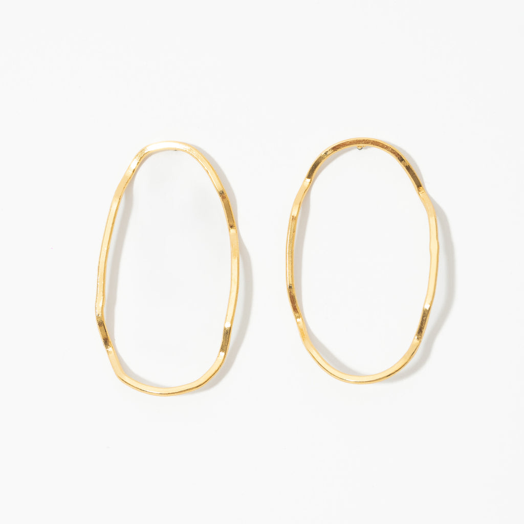 Aretes De Hilo Grande