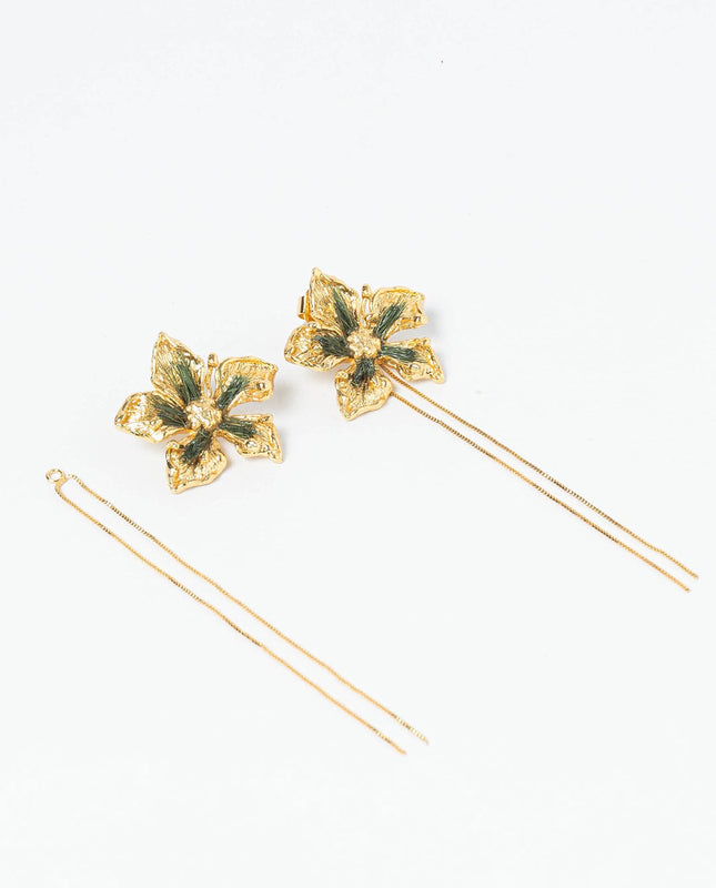 ARETES FLOR CARNIVORA