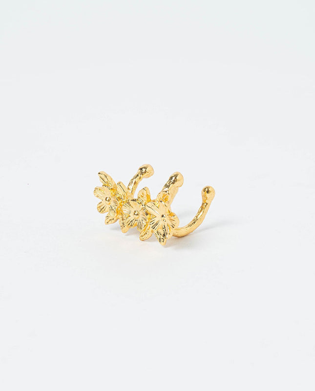 EAR CUFF DE TRES FLORES