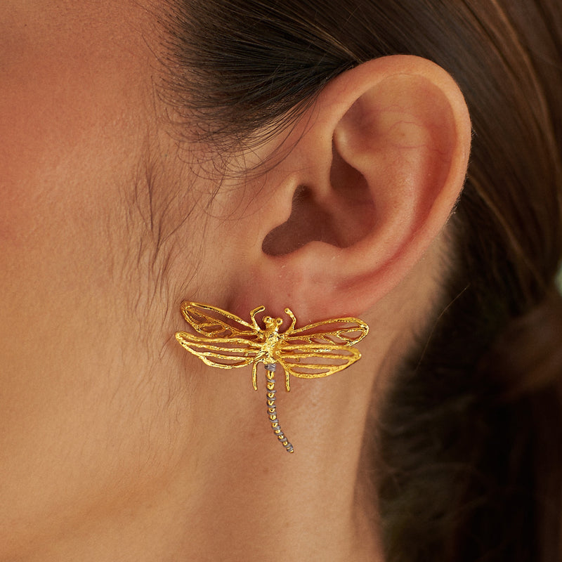 Aretes De Libelula
