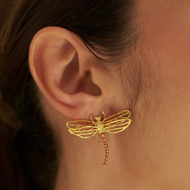 Aretes De Libelula