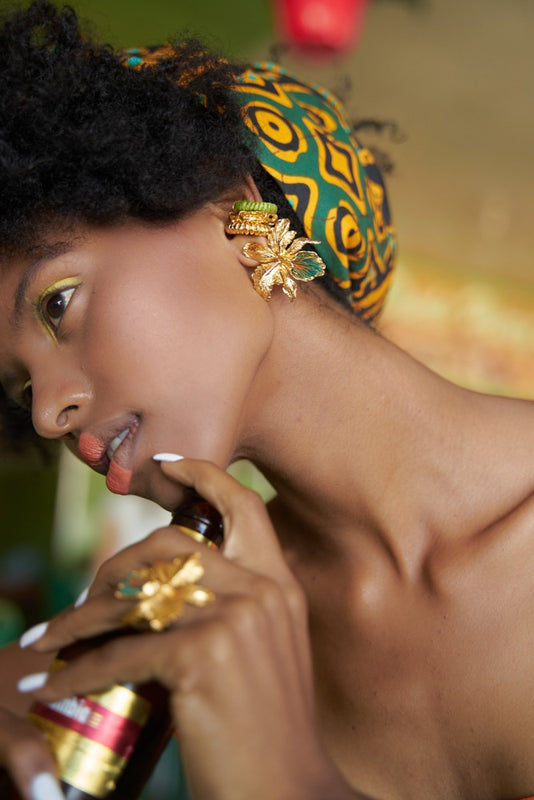 Ear Cuff De Tejido Grande