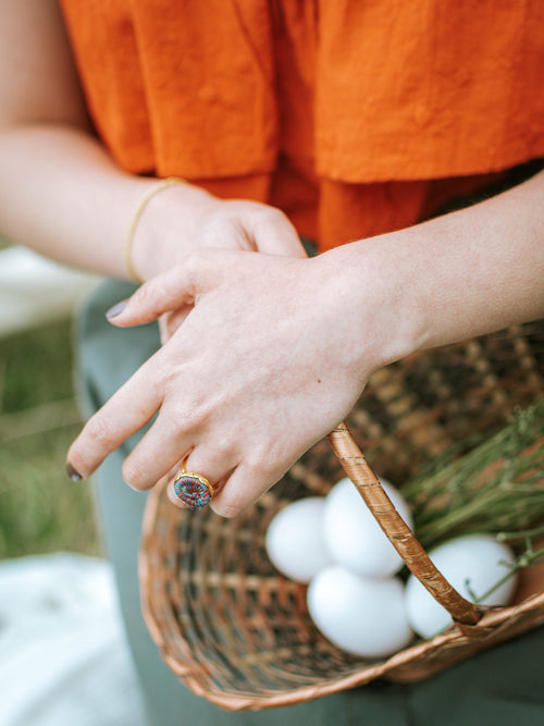ANILLO CIRCULAR TEJIDO