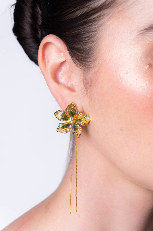 ARETES FLOR CARNIVORA