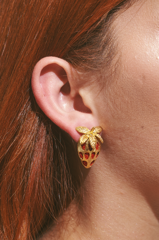 Aretes De Fresa