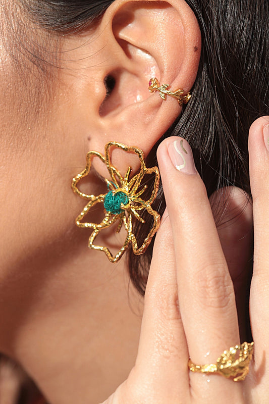 Ear Cuff De Rosas