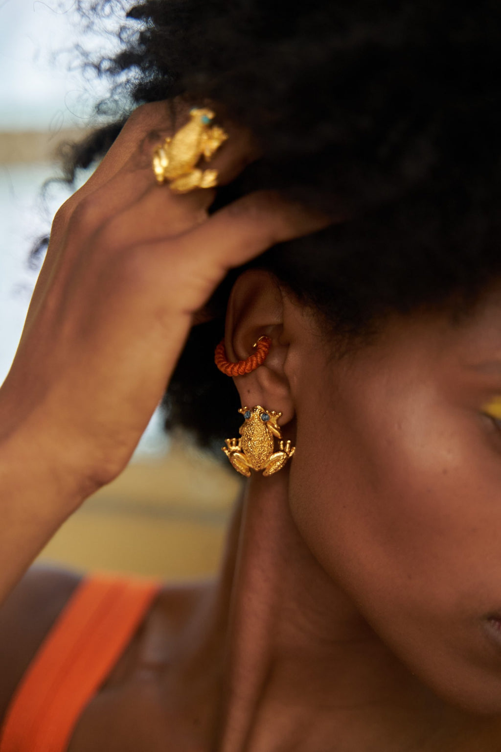 Ear Cuff De Tejido Grande