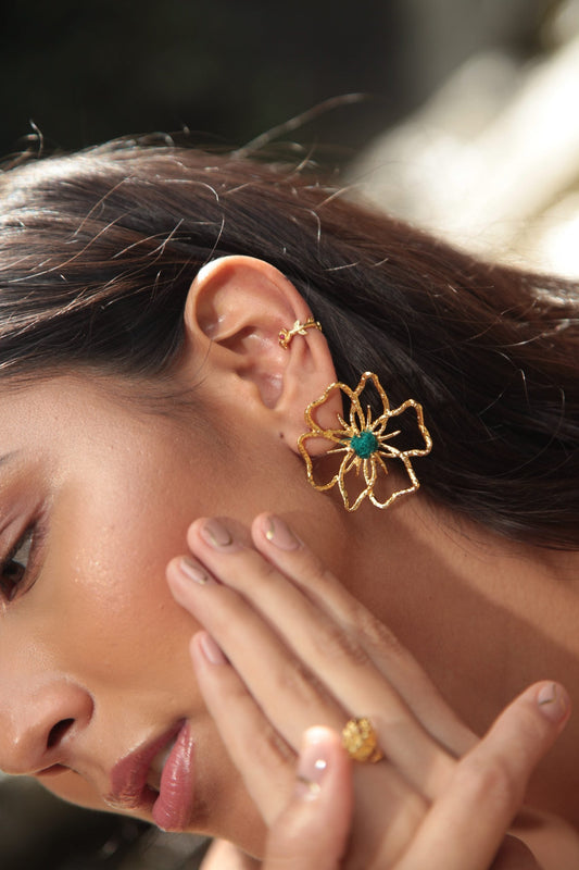 Ear Cuff De Rosas