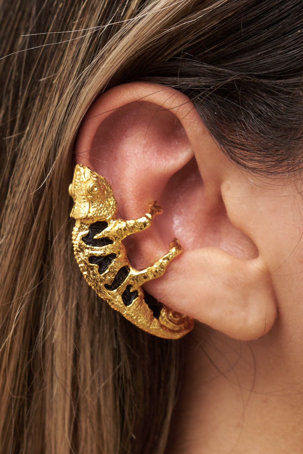 Ear Cuff De Camaleón