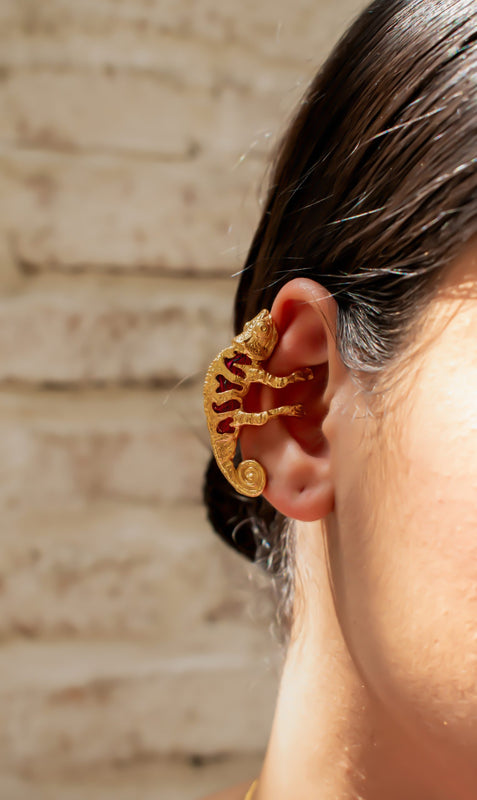 Ear Cuff De Camaleón