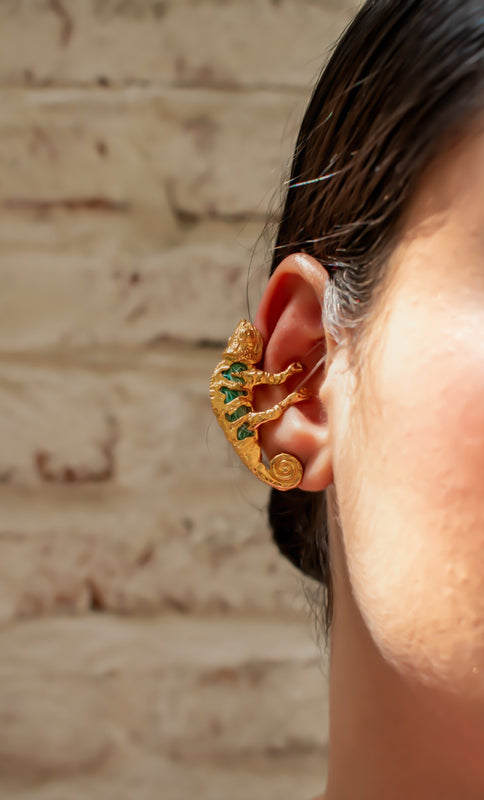 Ear Cuff De Camaleón