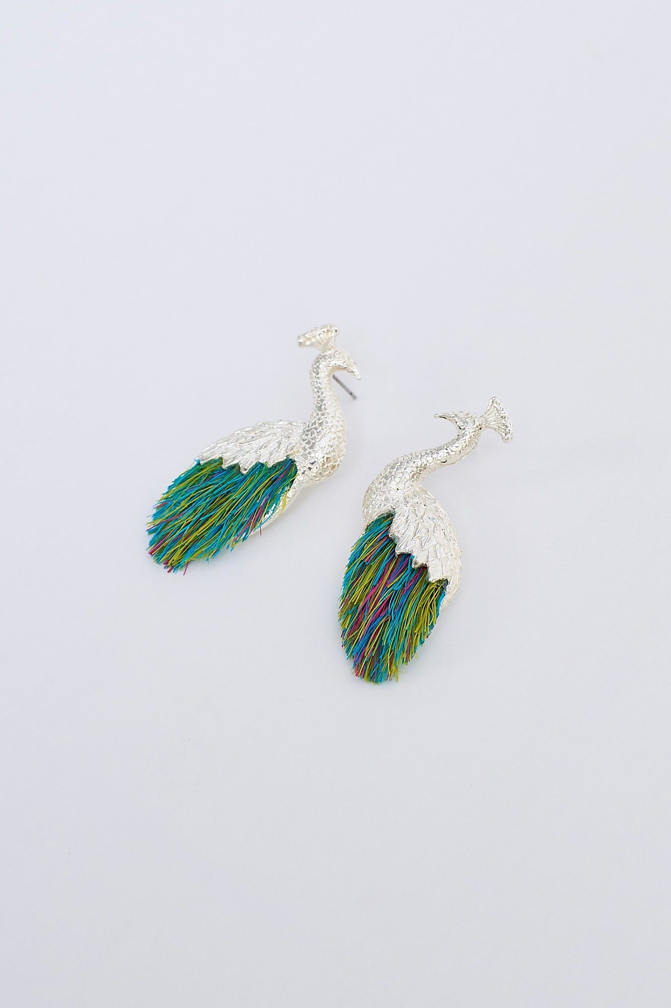 Aretes De Pavo Real