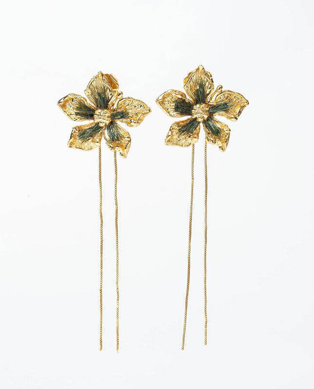 ARETES FLOR CARNIVORA