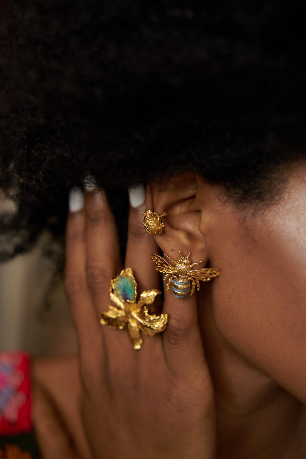 Aretes De Abeja Reina