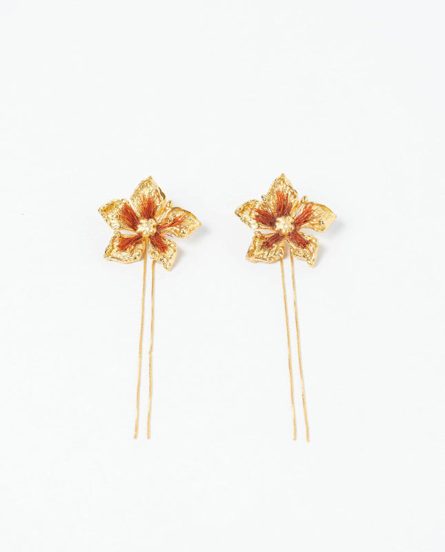 ARETES FLOR CARNIVORA