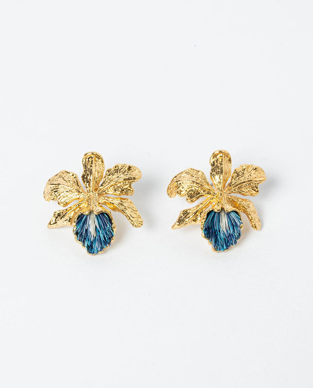 ARETES DE CATTLEYA MEDIANO