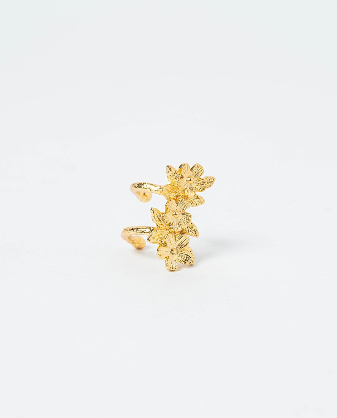 Ear Cuff De Tres Flores