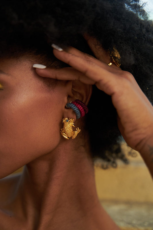 Ear Cuff De Tejido Grande