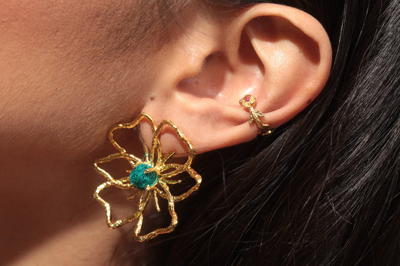 Ear Cuff De Rosas