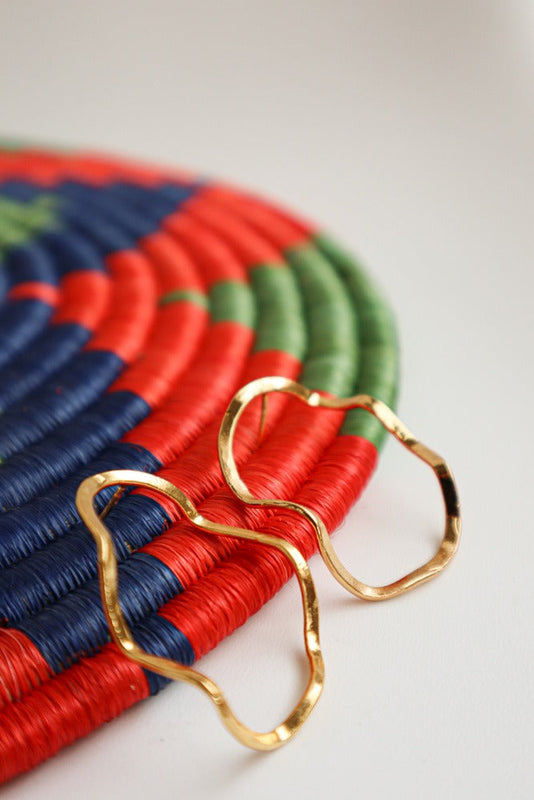 Aretes De Hilo Grande