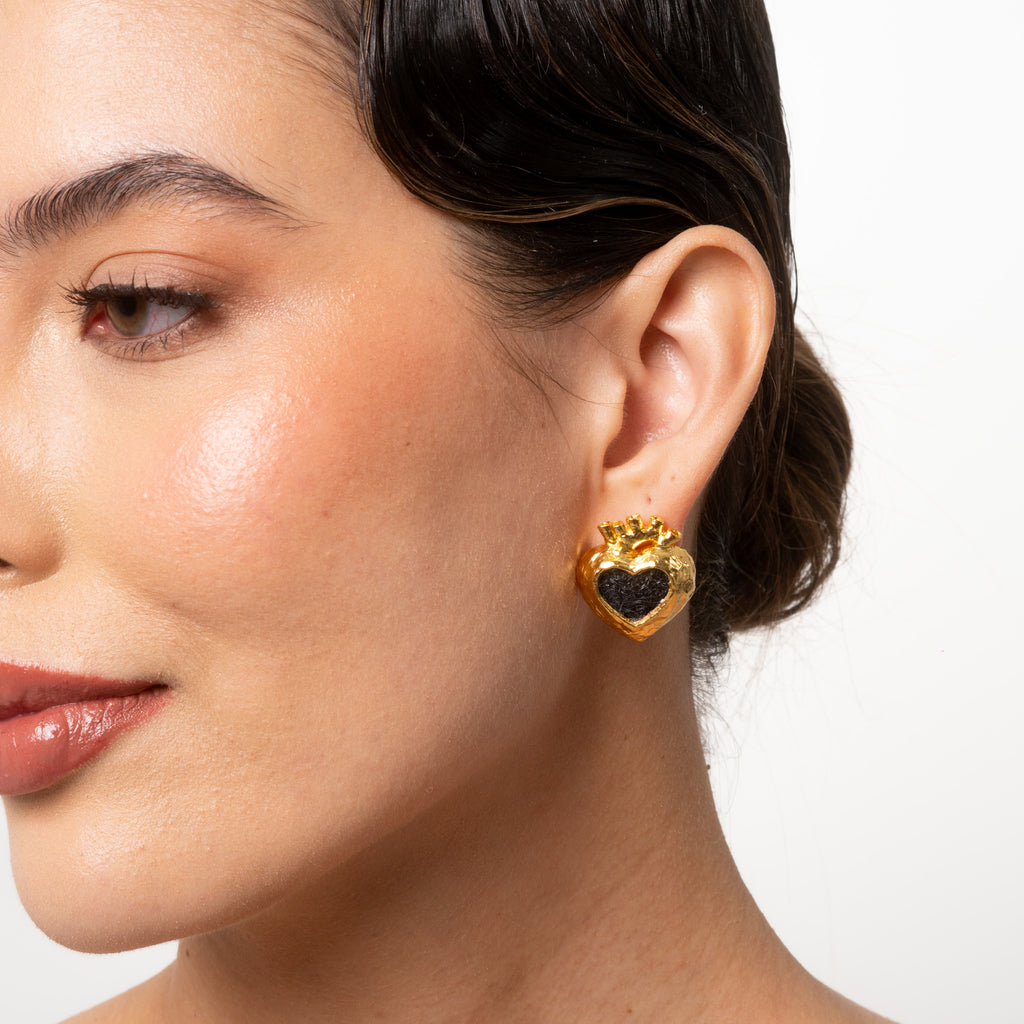 Aretes Corazón Anatómico