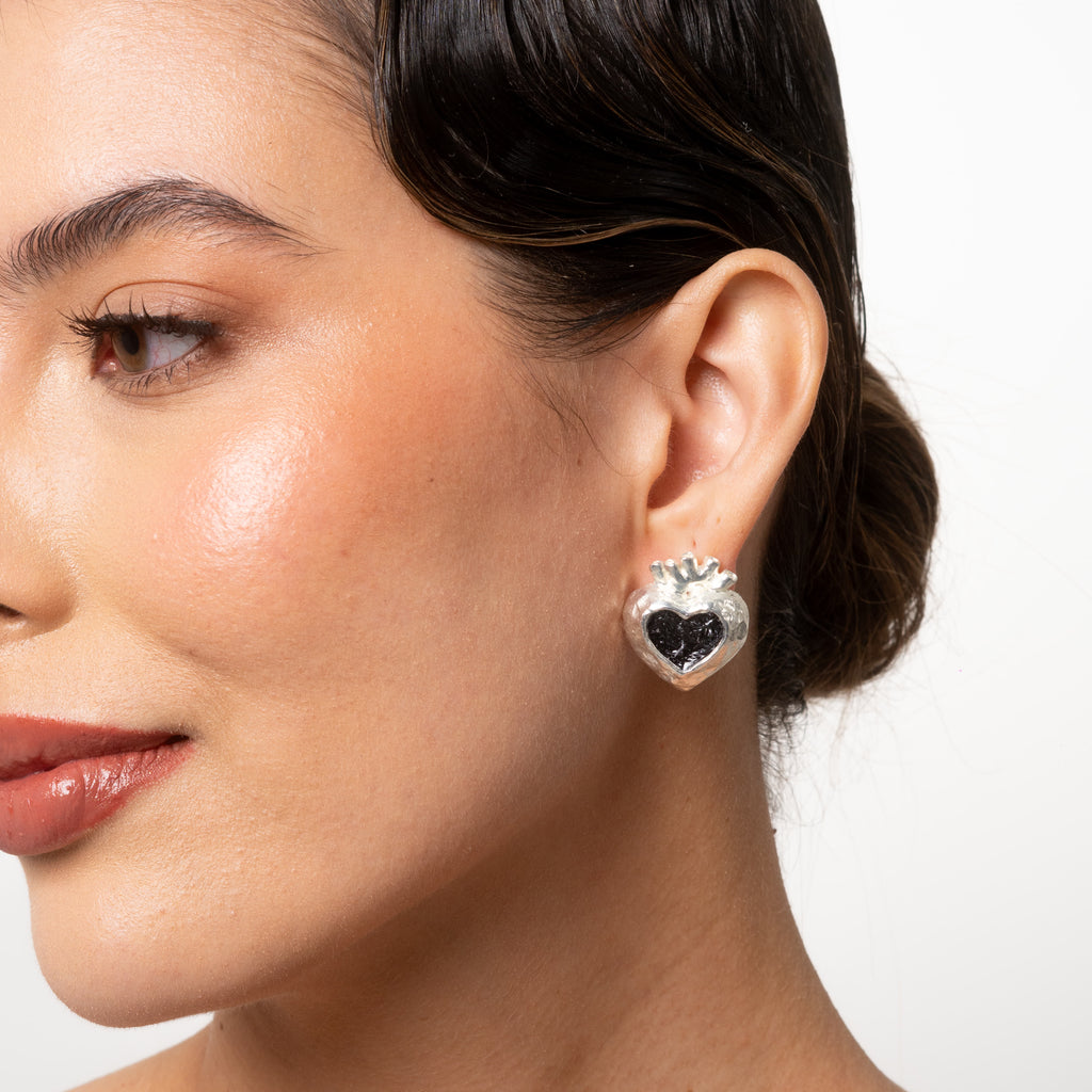Aretes Corazón Anatómico