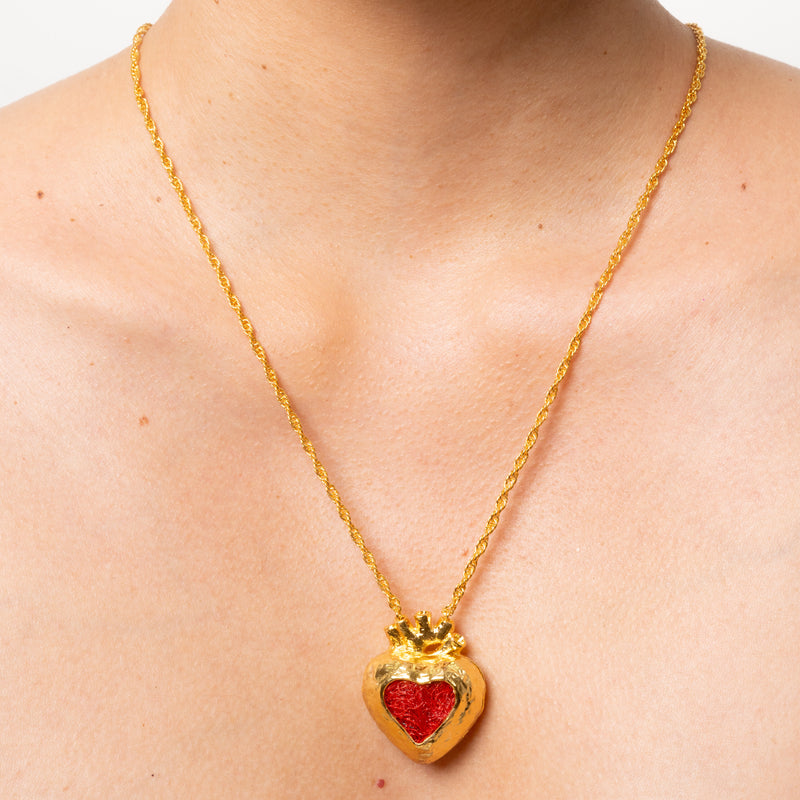 Cadena Relicario Corazón
