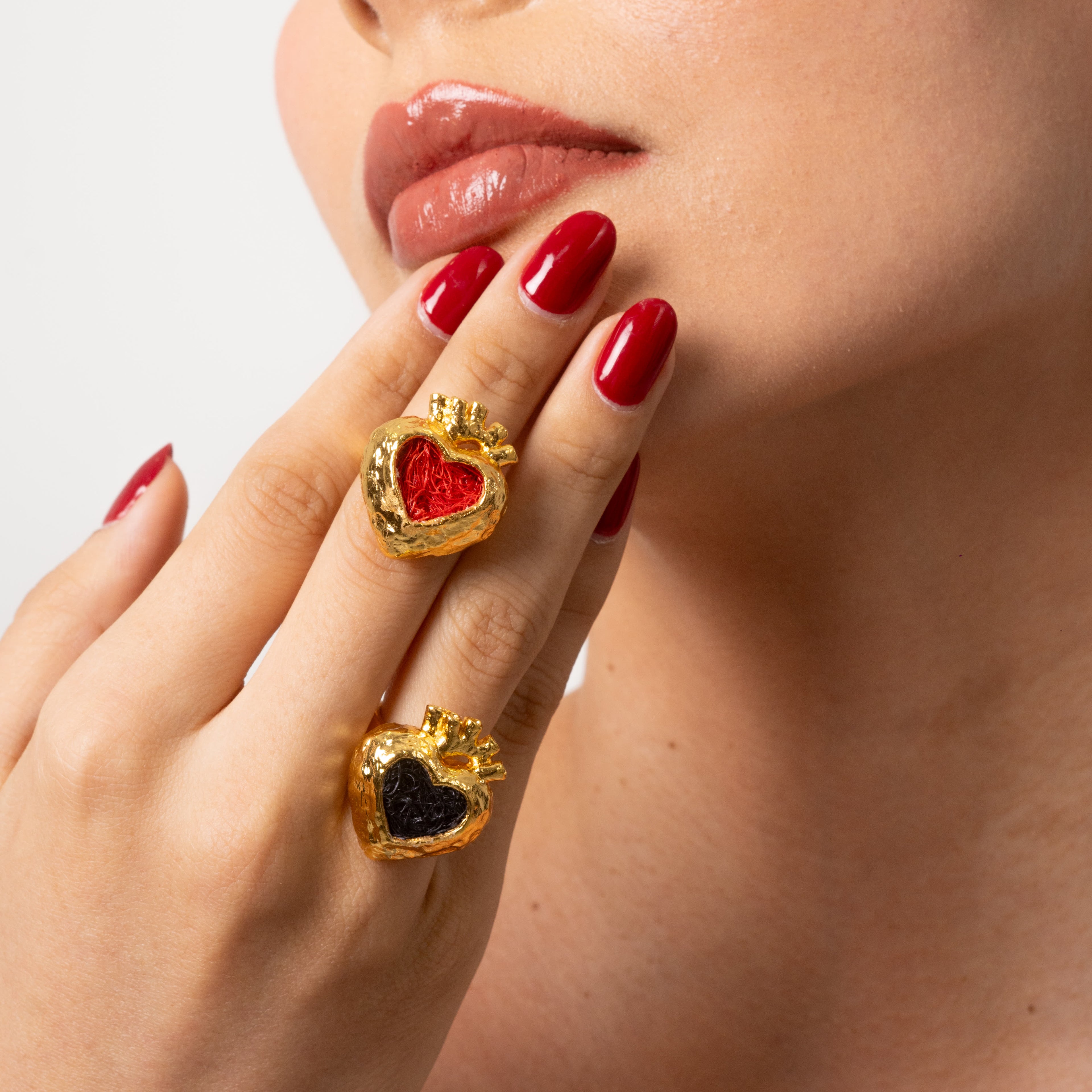 Anillo Corazón Anatómico