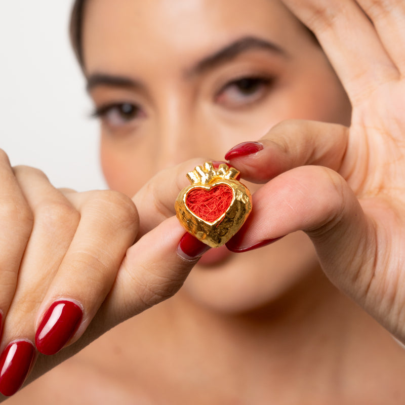 Anillo Corazón Anatómico