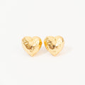 Aretes Corazón De Relieve