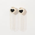 Aretes Corazón Anatómico Colgante