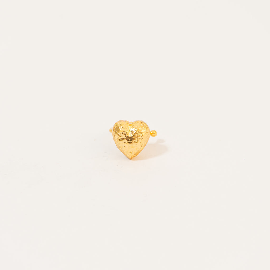 Ear Cuff Corazón De Relieve