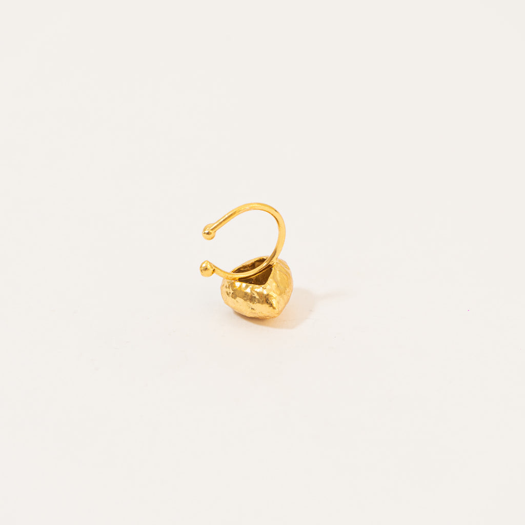Ear Cuff Corazón De Relieve