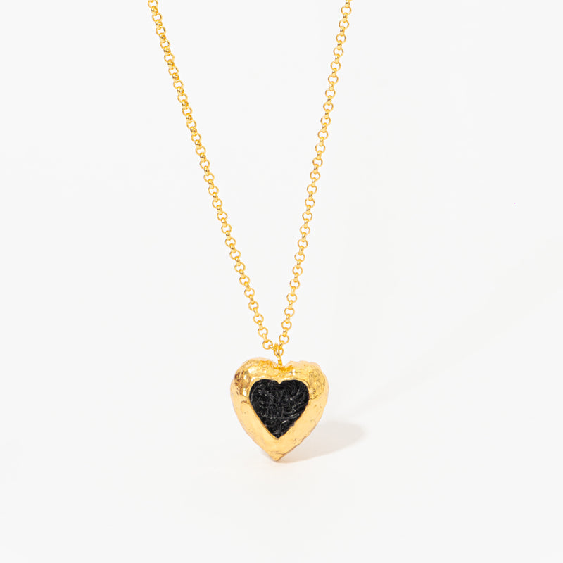 Cadena Corazón De Relieve