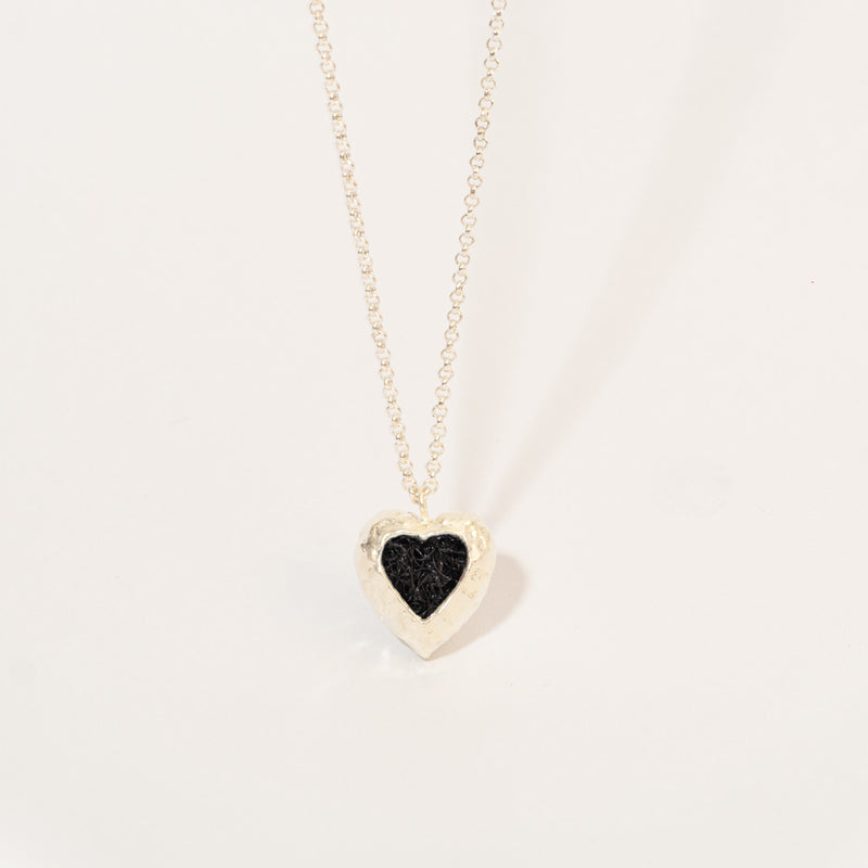 Cadena Corazón De Relieve